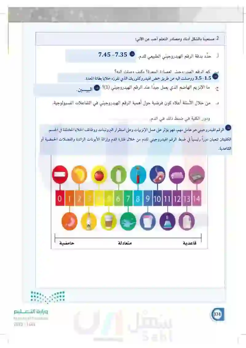 12-2 وظائف الجهاز البولي