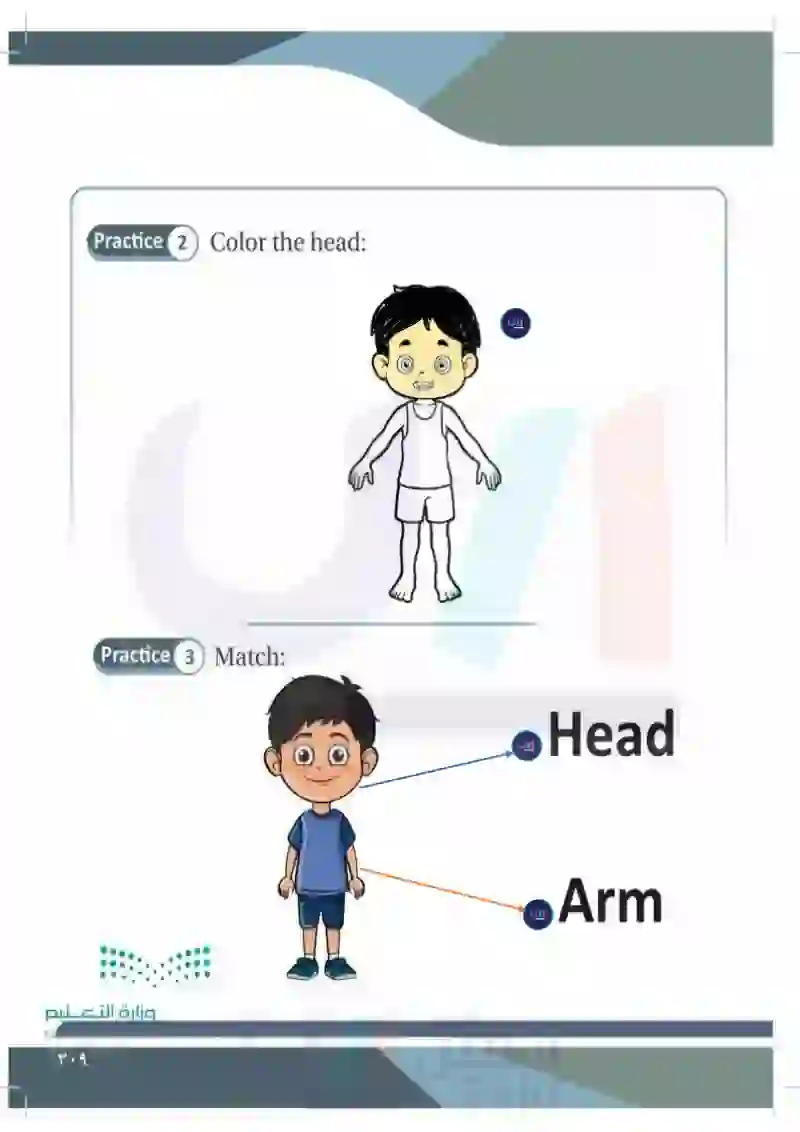 Lesson One: My Body (Head- Arm)