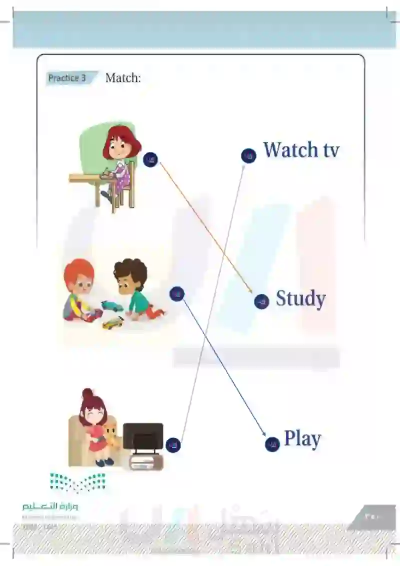 Lesson Eleven: Daily activity (Study- Play-Watch tv)