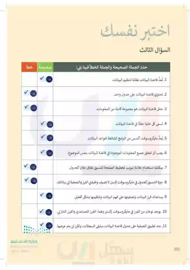 اختبر نفسك