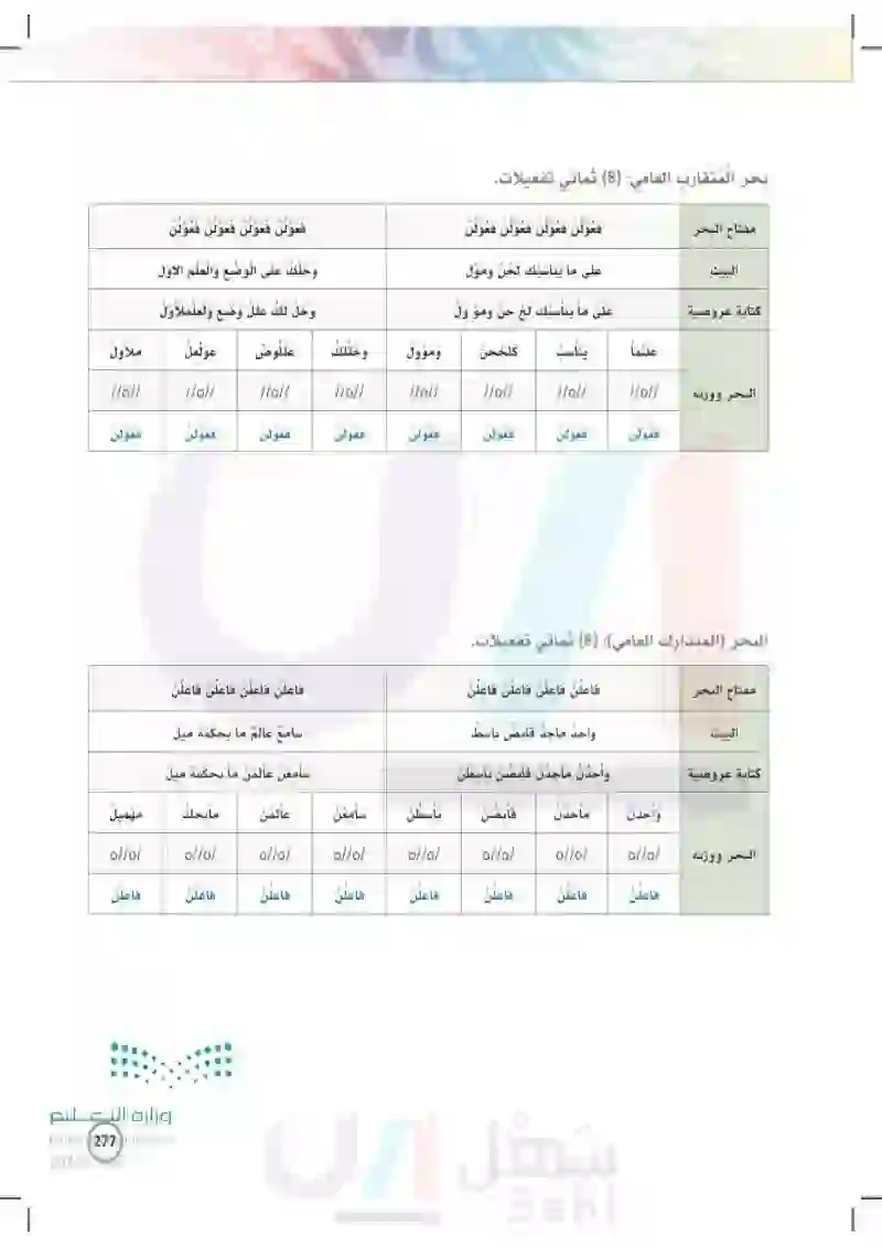 3-11 الشعر العربي العامي
