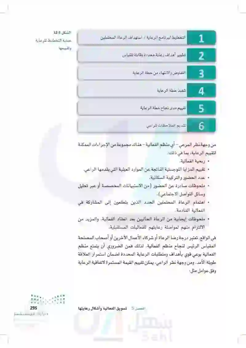 3.5 توفير الرعاية وإدارتها وتقييمها