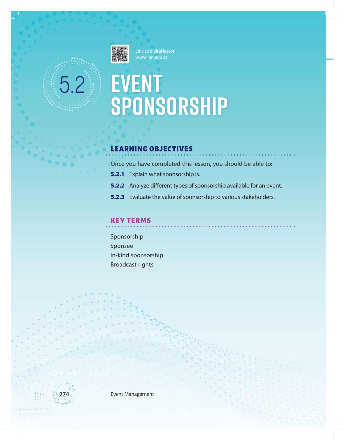 5.2 Event Sponsorship