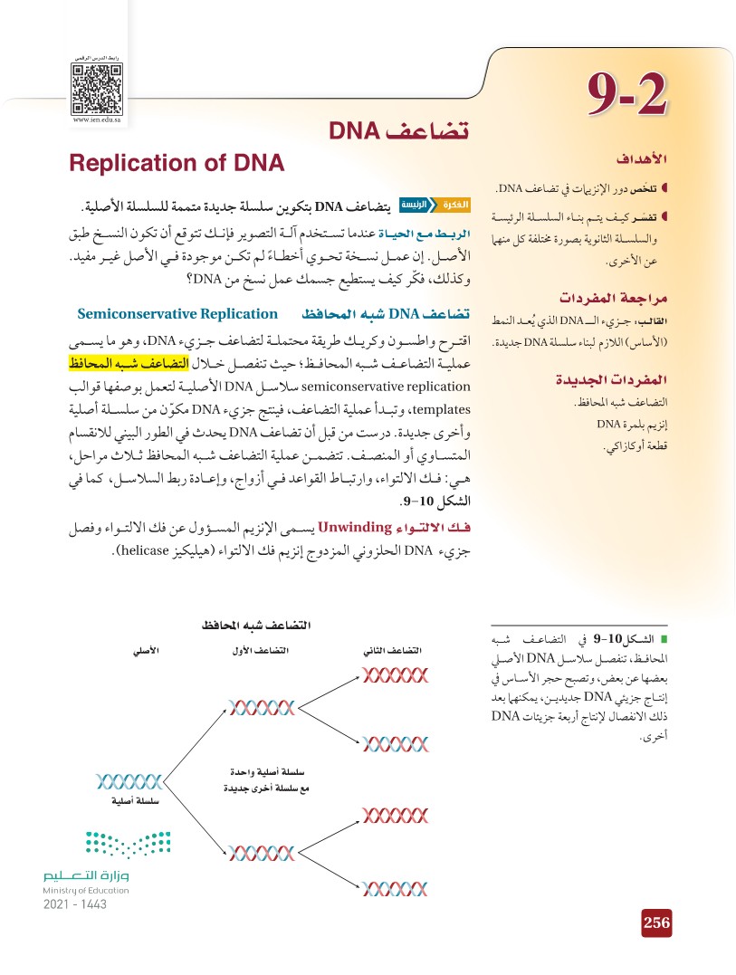 9-2 تضاعف DNA