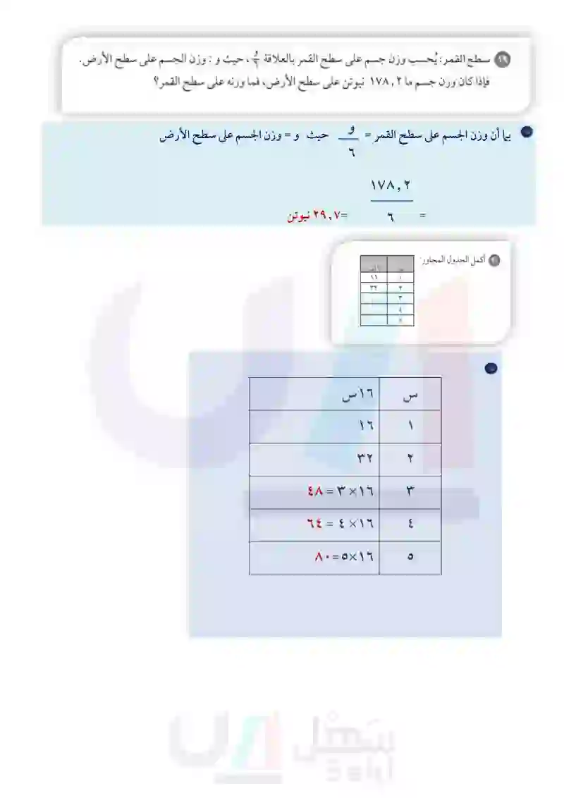 1-5 الجبر: المتغيرات والعبارات الجبرية