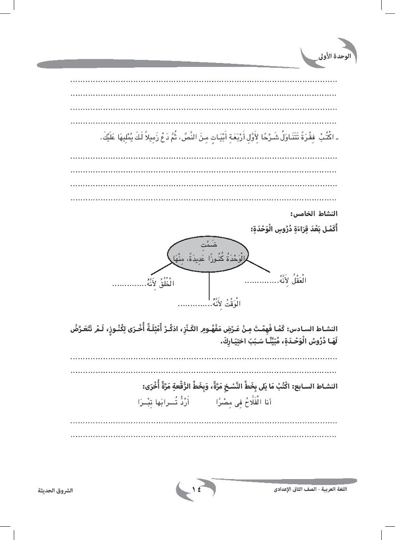 الدرس الثالث: الفلاح (شعر محمد الهراوي)