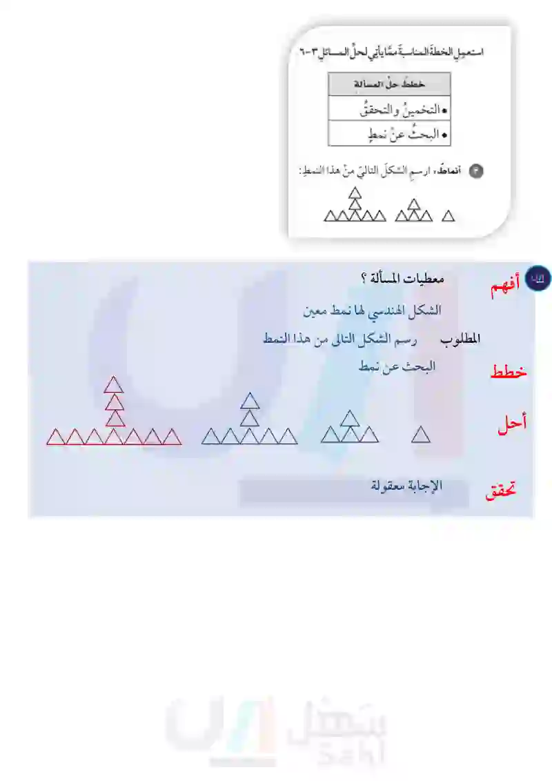 1-7 خطة حل المسألة (التخمين والتحقق)