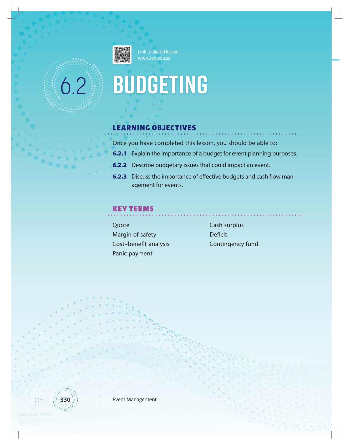 6.2 Budgeting