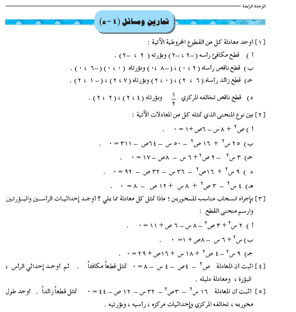 4-5 انسحاب المحاور الإحداثية