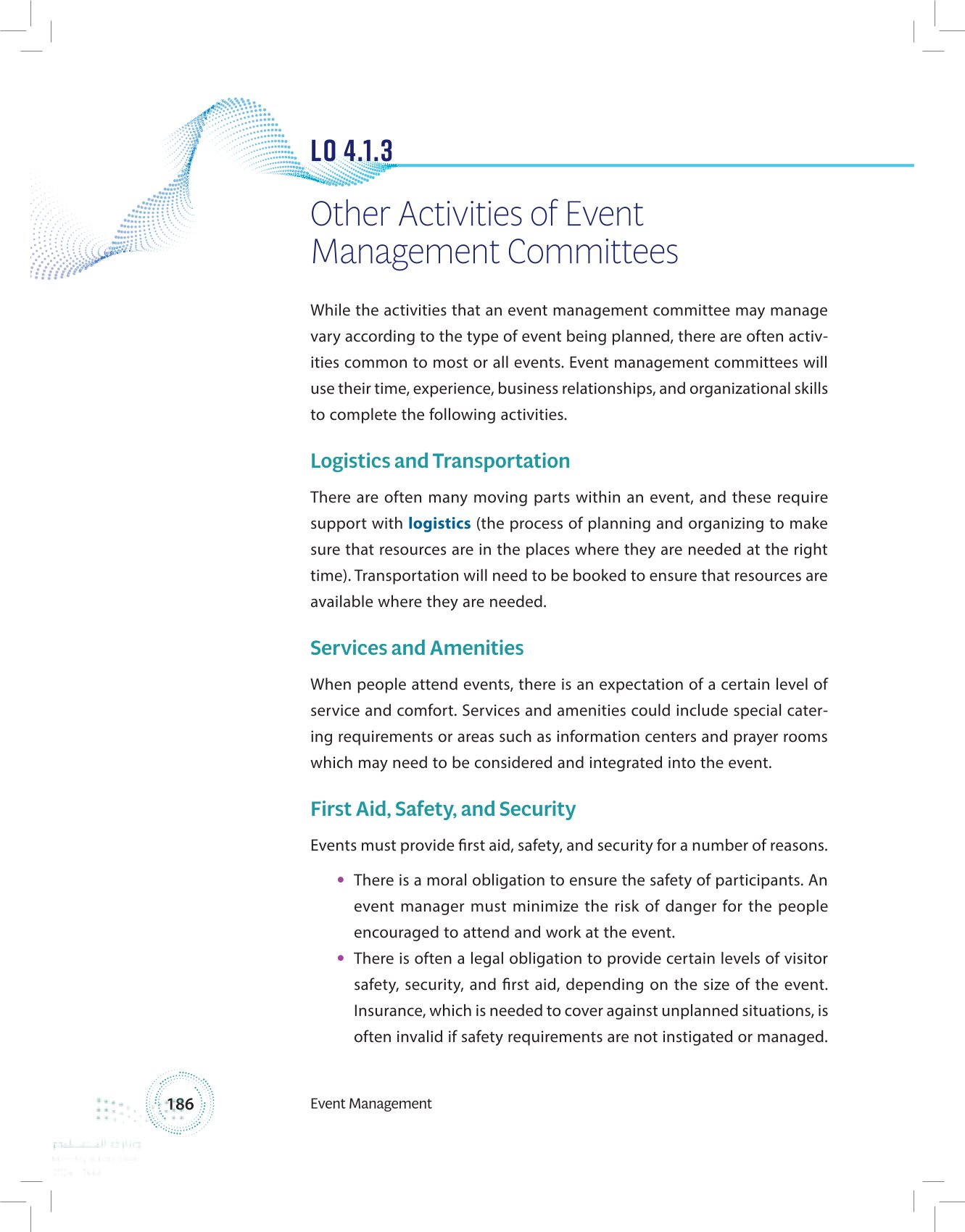 4.1 Establishing an Event Management Committee