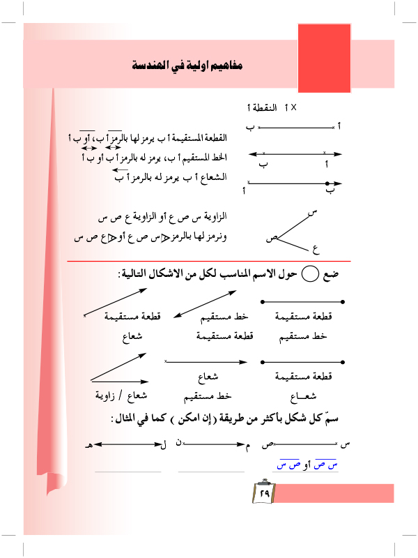 مفاهيم اولية في الهندسة