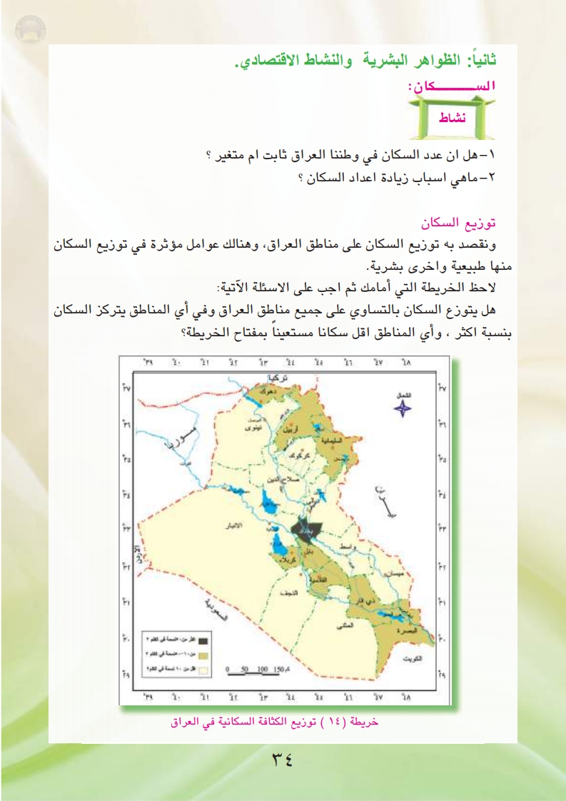 الفصل الثاني: جغرافية العراق