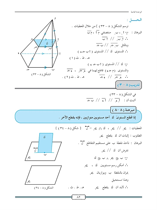 المستويات المتوازية