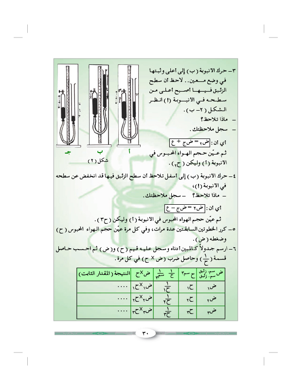 التجربة العاشرة: تحقيق قانون بويل عملياً