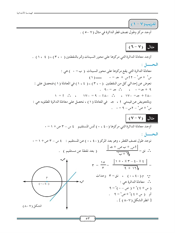 معادلة الدائرة