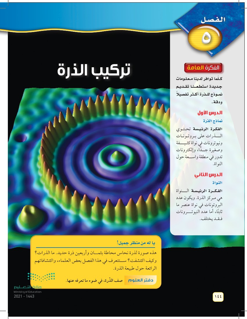 نماذج الذرة (عين2020) - نماذج الذرة - العلوم 2 - ثالث متوسط - المنهج السعودي