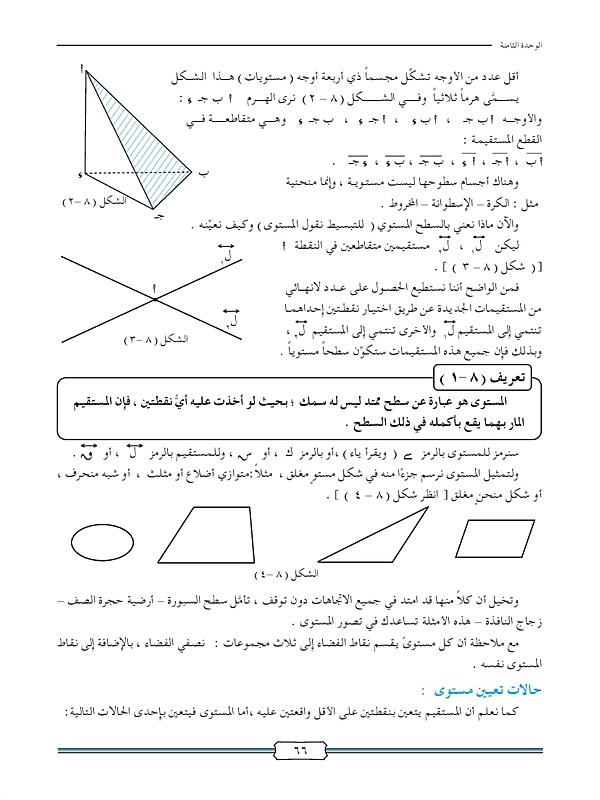 المستوى والفضاء