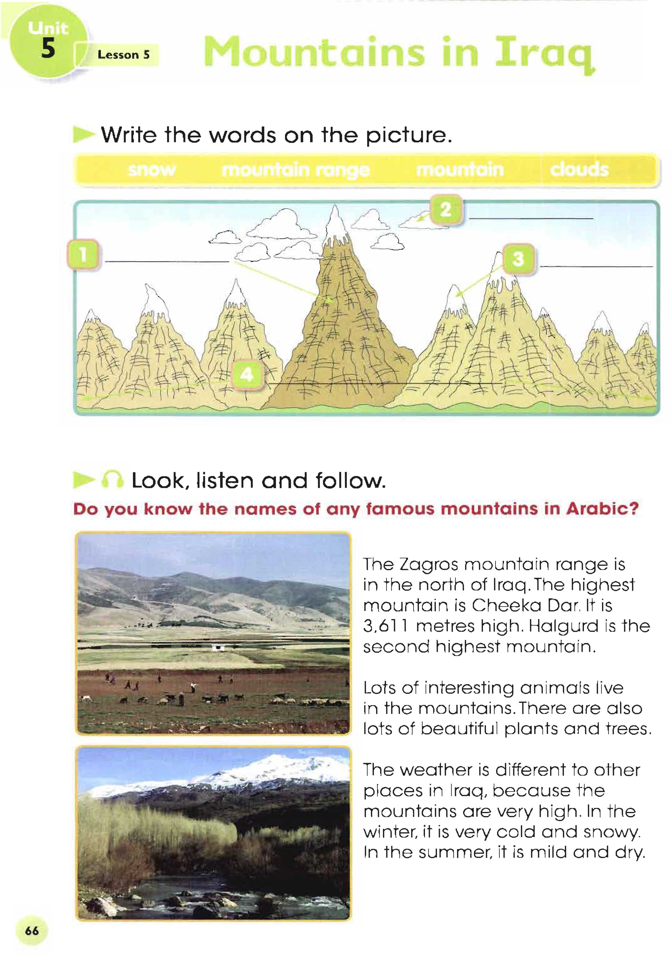 Lesson5:Mountains in Iraq