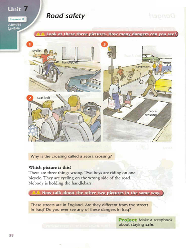 Lesson 8: Road safety