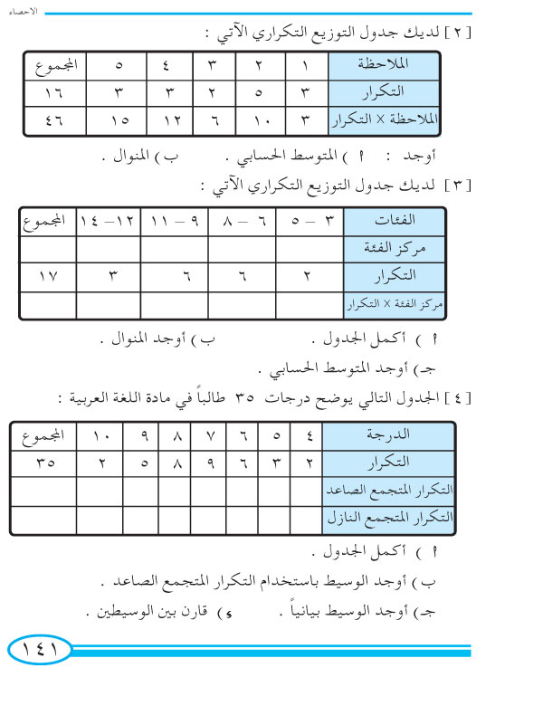 6-7 اختبار الوحدة