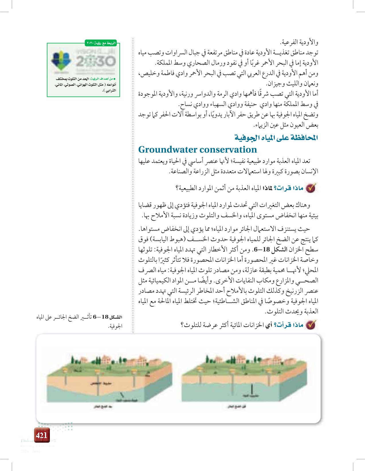 6-3: المياه الجوفية في المملكة العربية السعودية