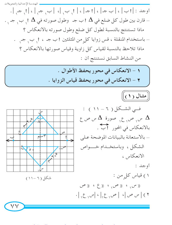 3-6 الإنعكاس