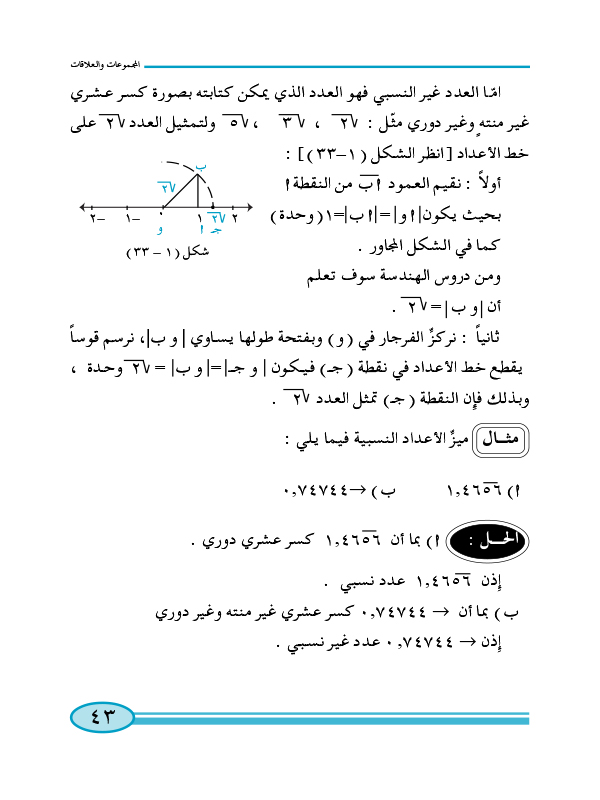 1:6 مجموعة الأعداد الحقيقية