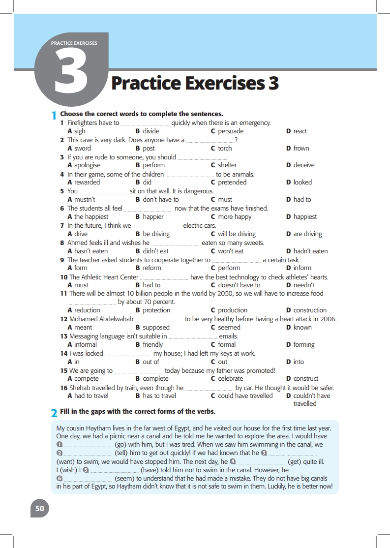 Practice Exercises 3