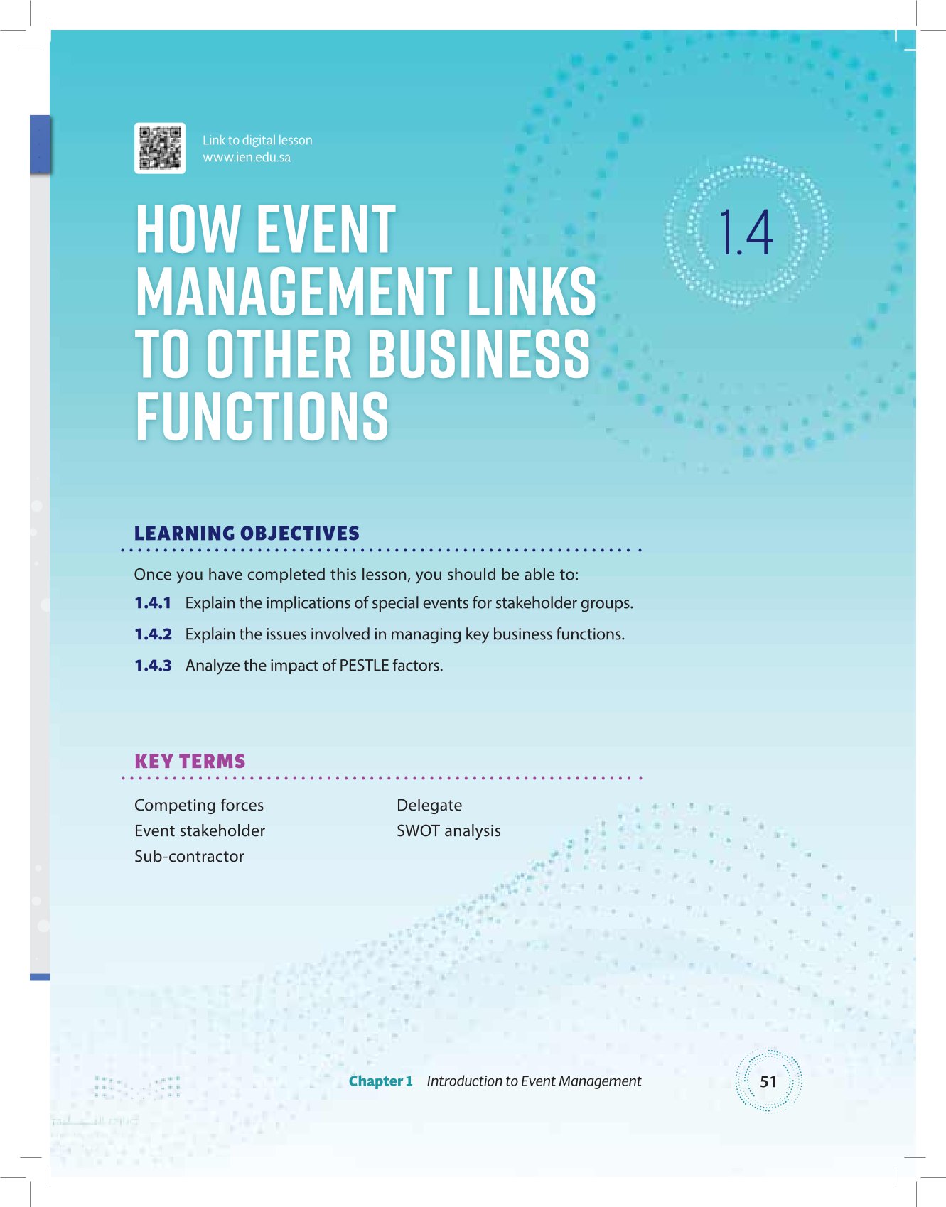 1.4 How Event Management Links to Other Business Functions