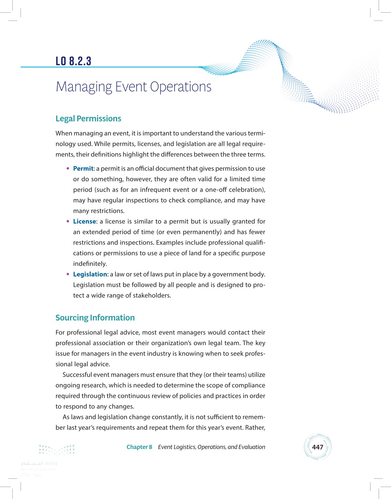 8.2 Event Operations