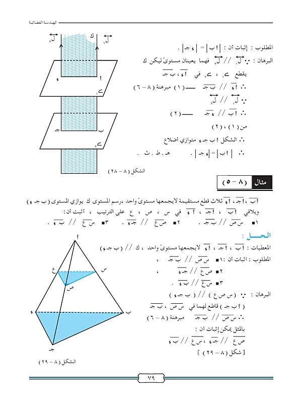 المستويات المتوازية