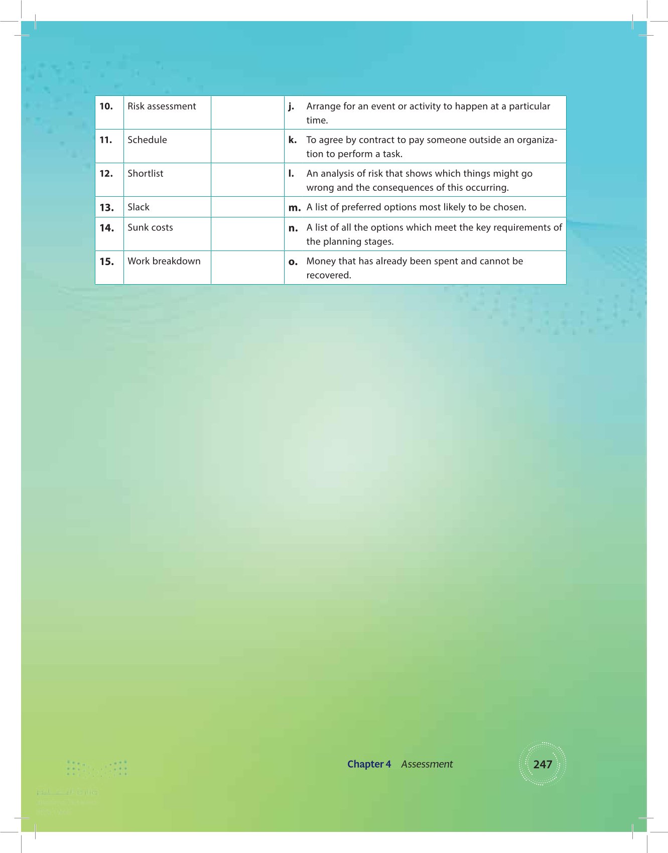 Chapter 4 Assessment