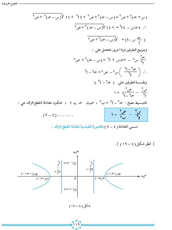 4-4 القطع الزائد