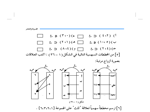 10-1 العلاقات