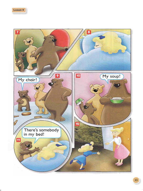 lesson 8 :Goldilocks and the three bears