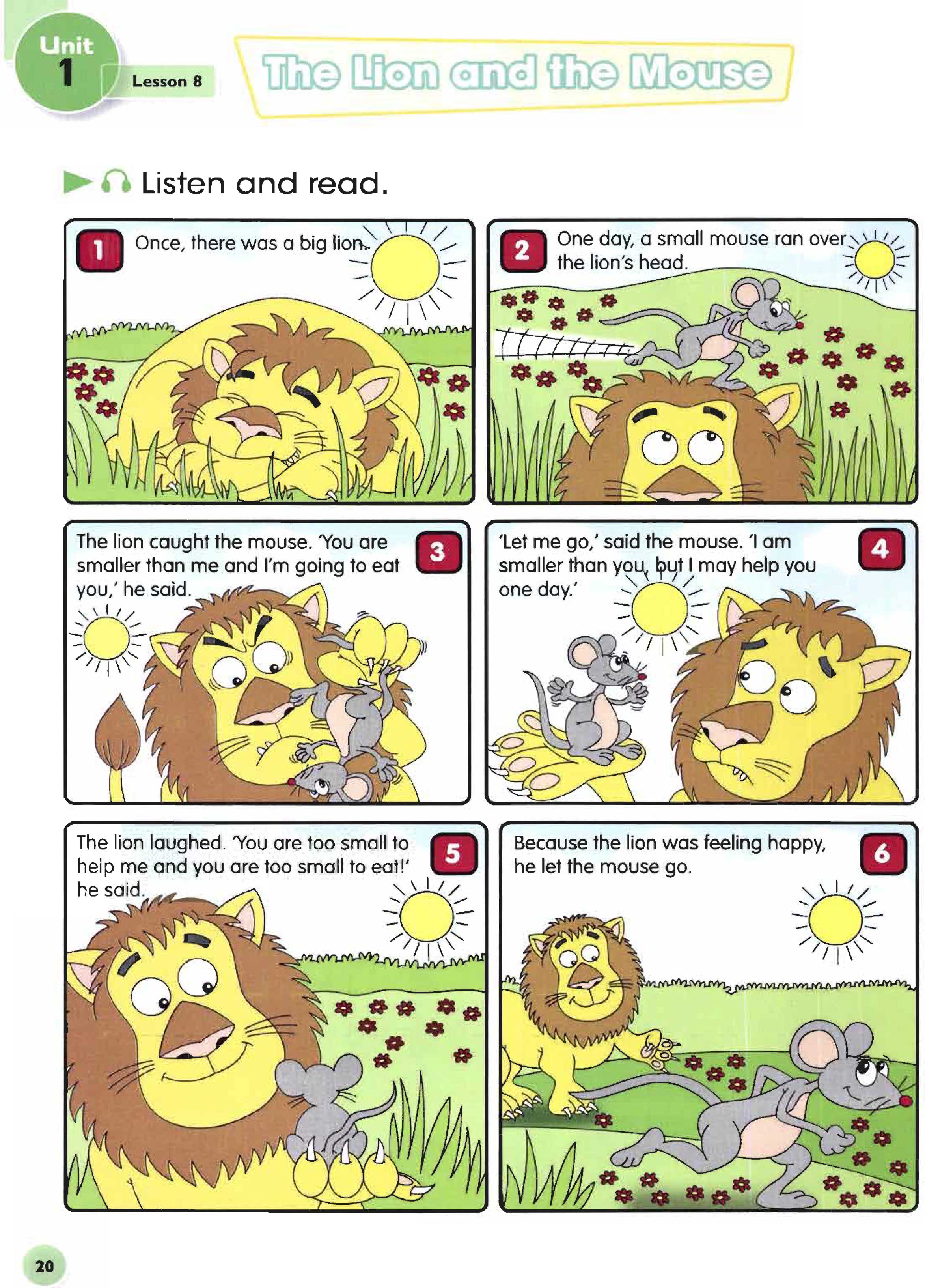 Lesson8:The Lion and the Mouse