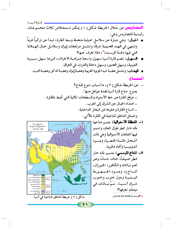 خريطة اسيا السياسية