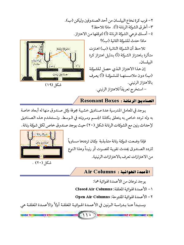 الرنين في الأعمدة الهوائية