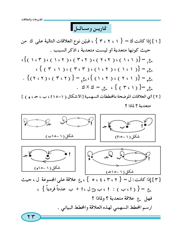 1:3 العلاقة المتعدًية