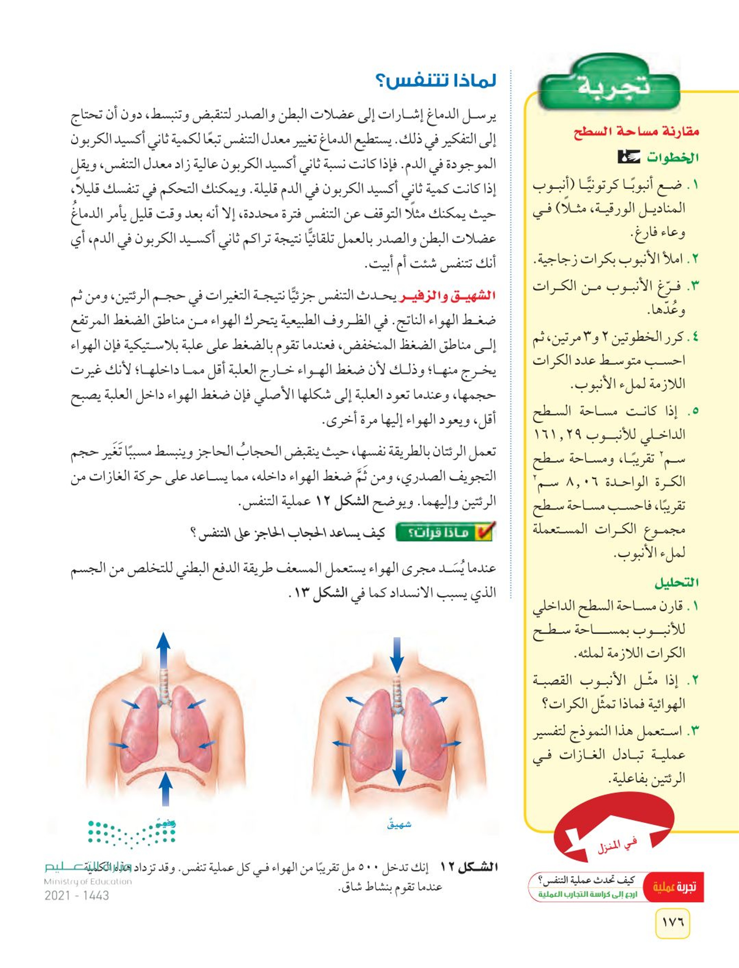 الدرس2: جهاز التنفس والإخراج