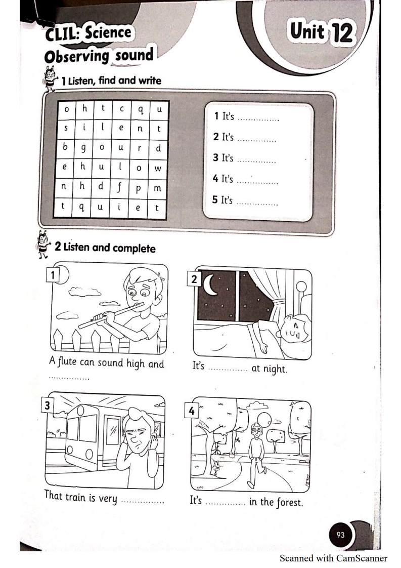 CLIL: Science Observing sound