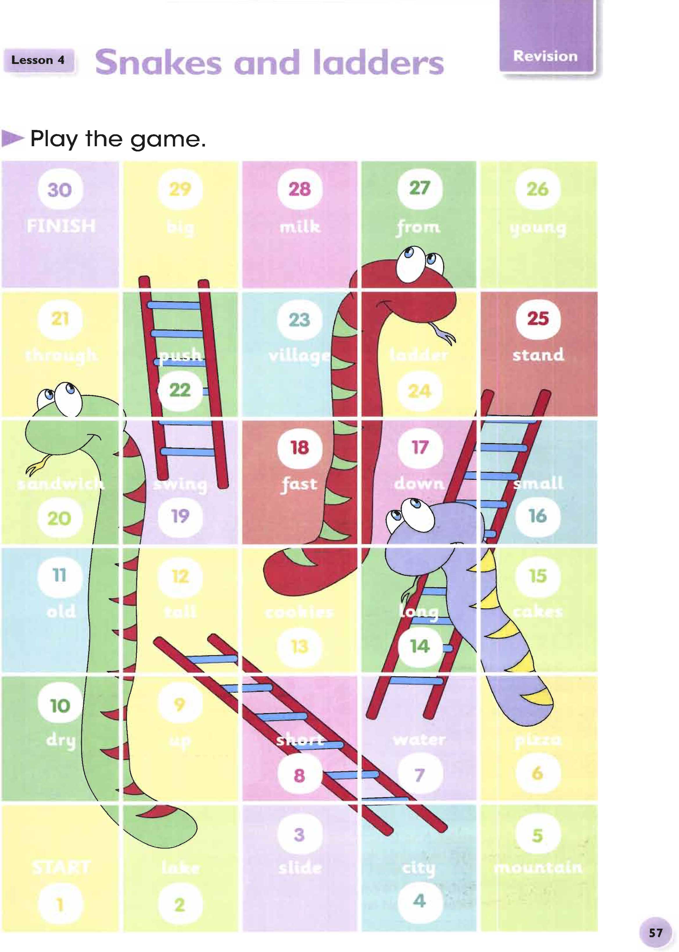 Lesson4:Snakes and ladders