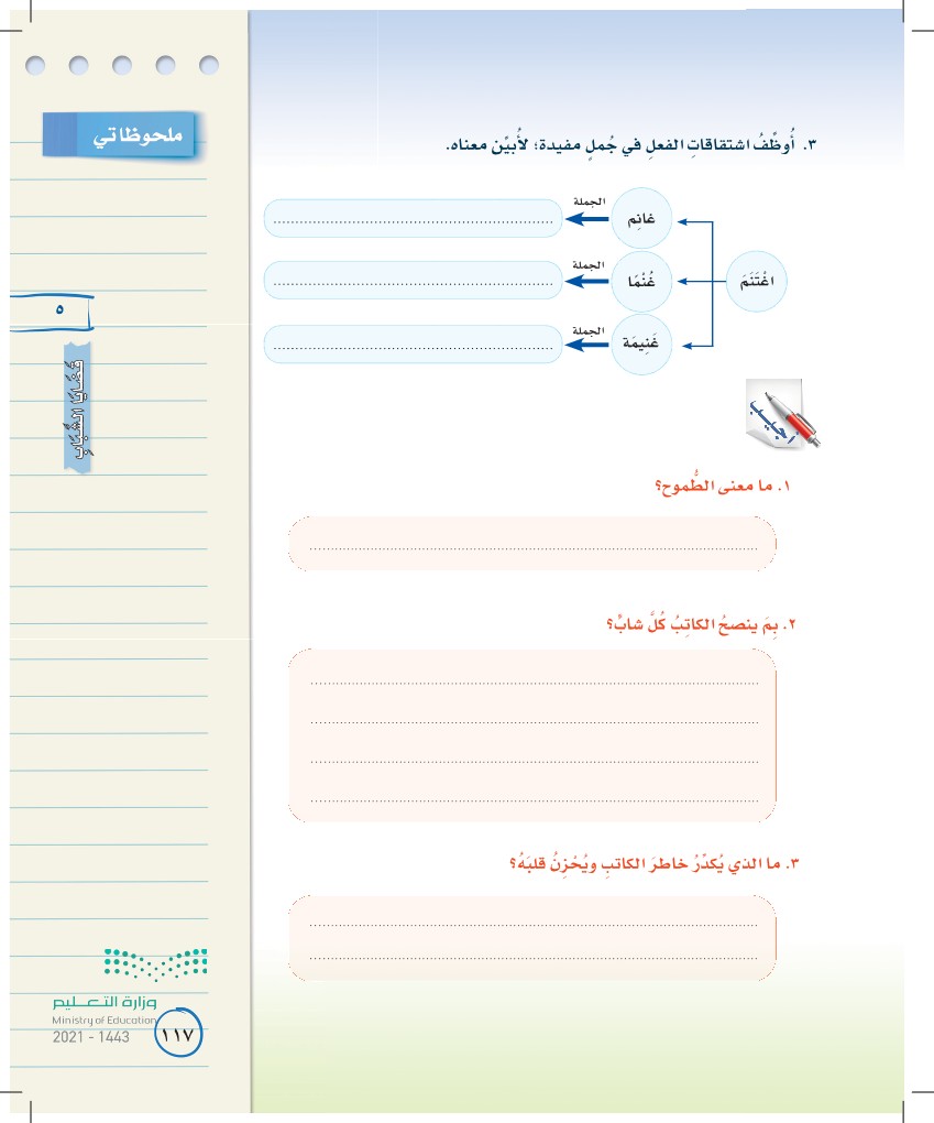 شاب أن ينصح الكاتب كلَّ لم ينصح