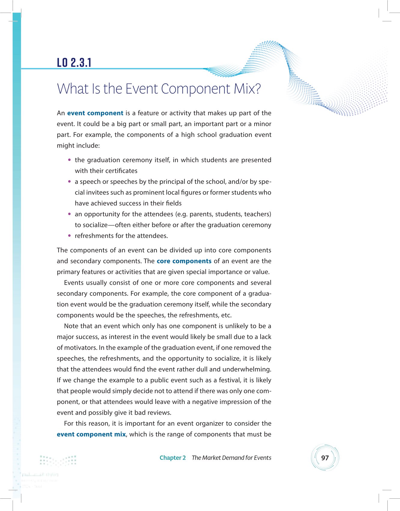 2.3 The Event Component Mix