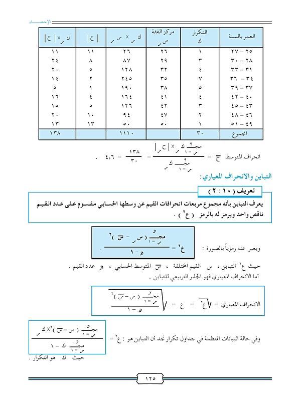 مقايس التشتت