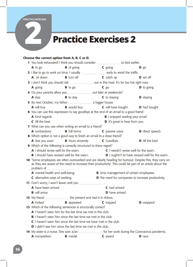 Practice Exercises 2