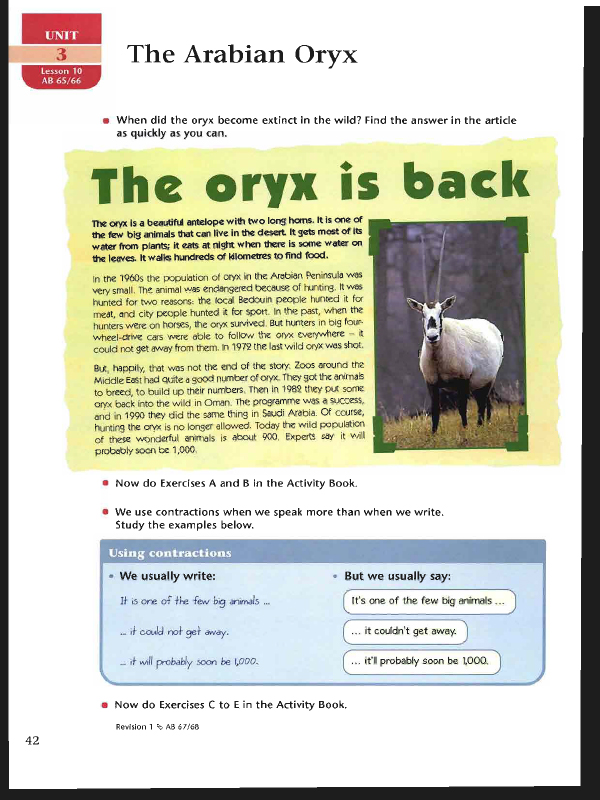 The Arabian Oryx