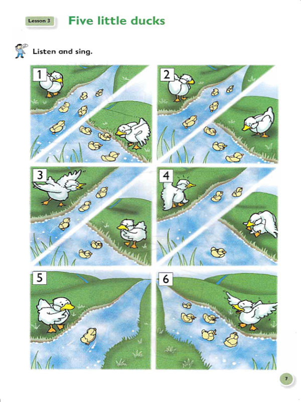 lesson 3: five little ducks