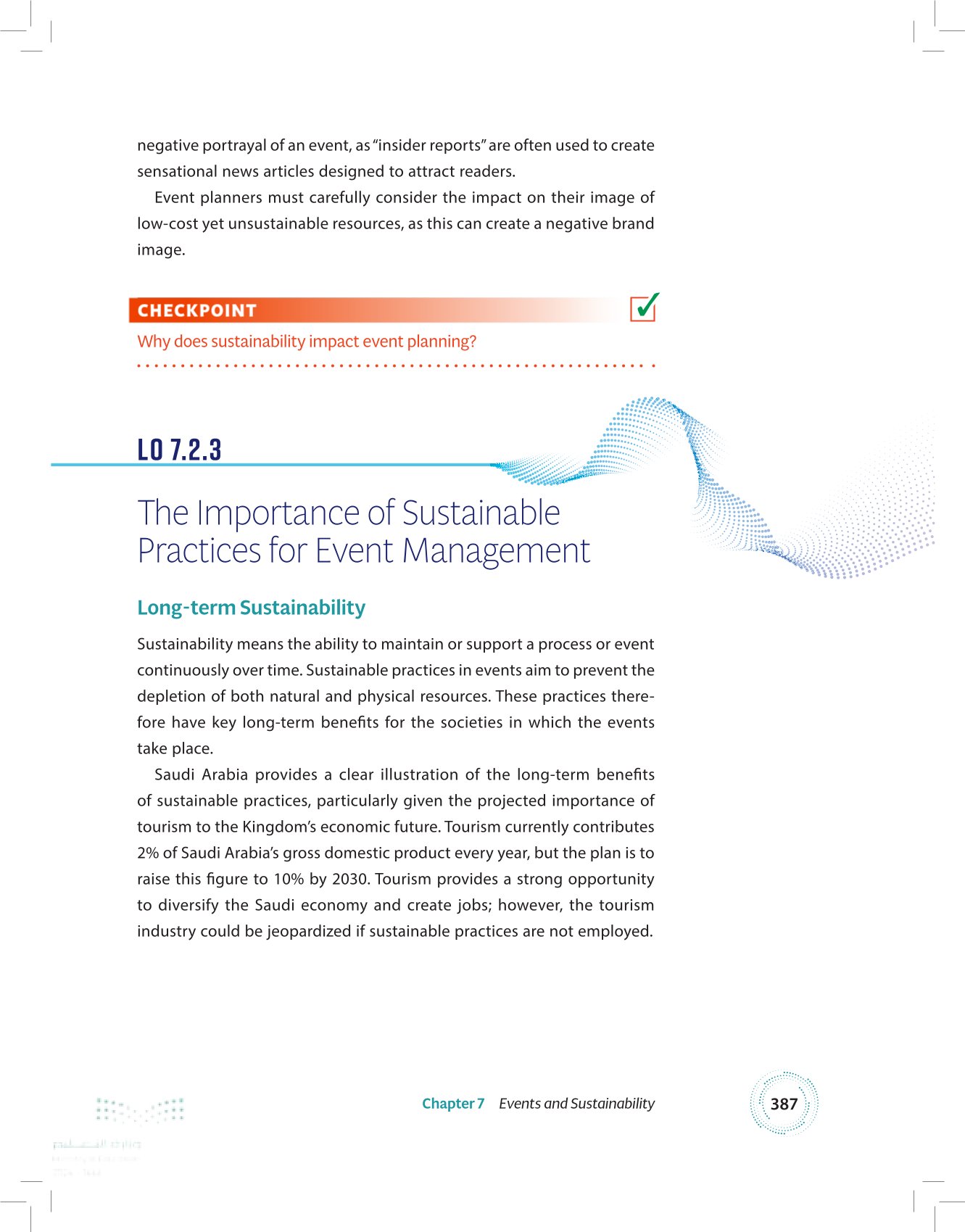 7.2 The Influence of Sustainability on Event Operations and Planning