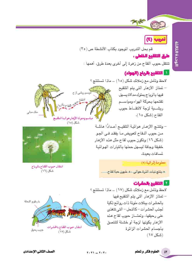 االدرس الأول: التكاثر في النبات